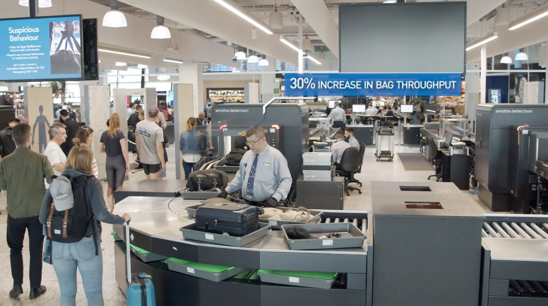 Smiths Detection and Melbourne Airport